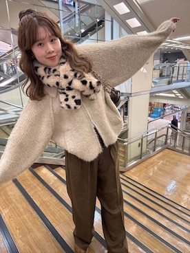 「アイテム（ブルゾン）」を使った、あやさん（レディース・162cm・20代）の秋コーディネート