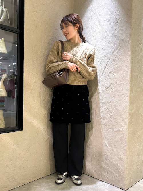 セール】ビジューベロアミニSK 147609（スカート）｜LOWRYS