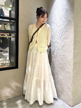 「アイテム（バレエシューズ）」を使った、あやさん（レディース・162cm・20代）の春コーディネート