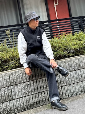 「WEGO（ウィゴー）のアイテム（スウェット）」を使った、kippeeeeeeyさん（メンズ・170cm）の秋コーディネート