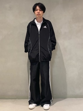「アイテム（ナイロンジャケット）」を使った、Sotaさん（メンズ・167cm）の夏コーディネート