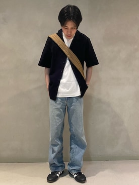 「アディダスオリジナルス」｜「アイテム（シャツ/ブラウス）」を使った、Sotaさん（メンズ・167cm）の春コーディネート