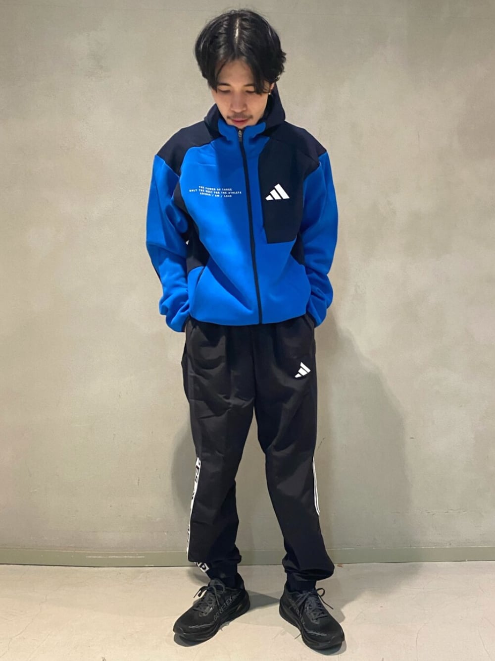 【レザーライク】アディダス セットアップ コーティング 刺繍ロゴ ブラック 黒 ココチヤ - adidas／アディダス｜Yahoo!ショッピング