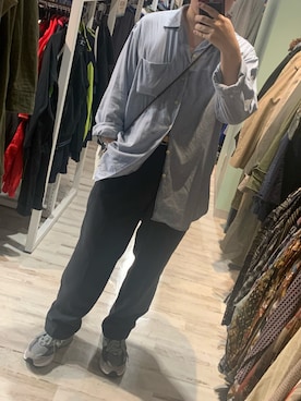 「DOCKERS（ドッカーズ）のアイテム（パンツ）」を使った、makomakotomatoさん（メンズ・170cm）の夏コーディネート
