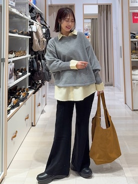 せこ子さん（レディース・159cm）の冬コーディネート