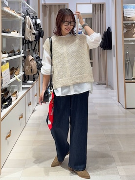 「アイテム（サングラス）」を使った、せこ子さん（レディース・159cm・30代）の秋コーディネート