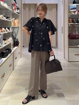 「GLOBAL WORK（グローバルワーク）のアイテム（パンツ）」を使った、せこ子さん（レディース・159cm）の夏コーディネート