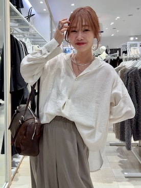 「GLOBAL WORK（グローバルワーク）のアイテム（シューズ）」を使った、せこ子さん（レディース・159cm）の春コーディネート