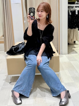 「GLOBAL WORK（グローバルワーク）のアイテム」を使った、せこ子さん（レディース・159cm）の春コーディネート