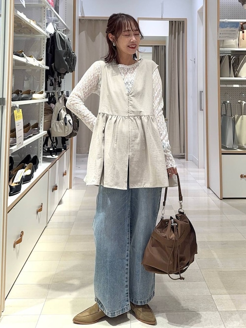 セール】ピーチサテンベスト/580832（ベスト）｜GLOBAL WORK