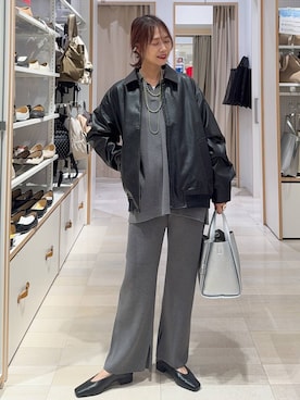 「アイテム（ブルゾン）」を使った、せこ子さん（レディース・159cm・30代）の秋コーディネート