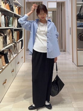 「GLOBAL WORK（グローバルワーク）のアイテム（トップス）」を使った、せこ子さん（レディース・159cm）の春コーディネート