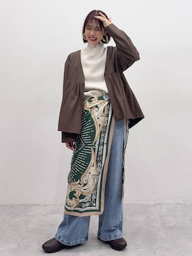 「アイテム（財布/小物）」を使った、せこ子さん（レディース・159cm・30代）の秋コーディネート