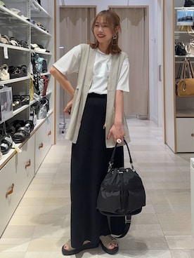 「GLOBAL WORK（グローバルワーク）のアイテム（アクセサリー）」を使った、せこ子さん（レディース・159cm）の夏コーディネート