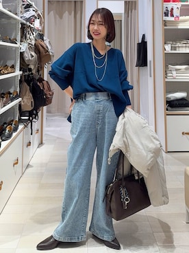 「アイテム（パンプス）」を使った、せこ子さん（レディース・159cm・30代）の冬コーディネート