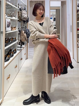 「アイテム（ブルゾン）」を使った、せこ子さん（レディース・159cm・30代）の秋コーディネート