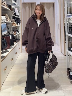 「GLOBAL WORK（グローバルワーク）のアイテム」を使った、せこ子さん（レディース・159cm）の秋コーディネート