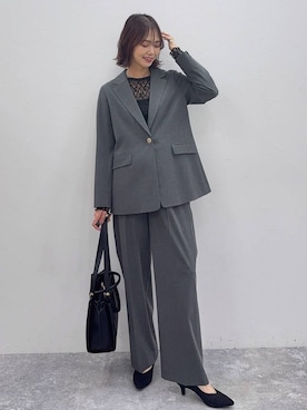 「アイテム（キャミソール）」を使った、せこ子さん（レディース・159cm・30代）の冬コーディネート