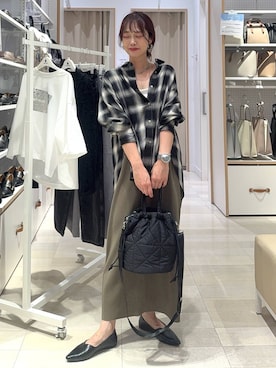 「GLOBAL WORK（グローバルワーク）のアイテム」を使った、せこ子さん（レディース・159cm）の秋コーディネート