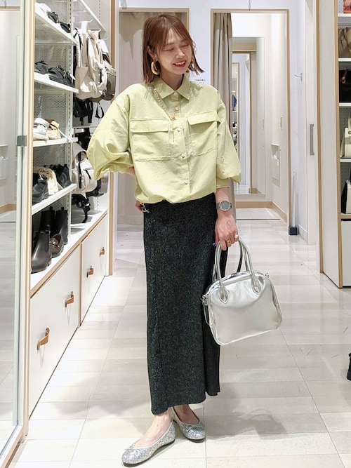 セール】イージーケアシアークロップドシャツ/288064（シャツ