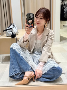 せこ子さん（レディース・159cm）の冬コーディネート