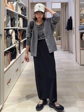 「GLOBAL WORK（グローバルワーク）のアイテム（トップス）」を使った、せこ子さん（レディース・159cm）の春コーディネート