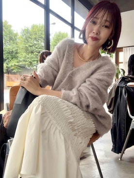 「アイテム（キャミソール）」を使った、せこ子さん（レディース・159cm・30代）の秋コーディネート