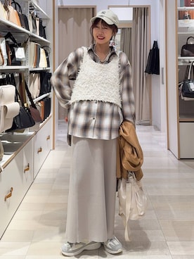 せこ子さん（レディース・159cm）の冬コーディネート