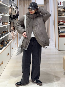 「アイテム（Tシャツ/カットソー）」を使った、せこ子さん（レディース・159cm・30代）の秋コーディネート