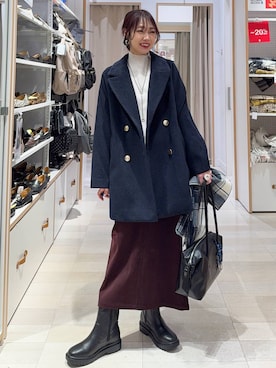 せこ子さん（レディース・159cm）の冬コーディネート