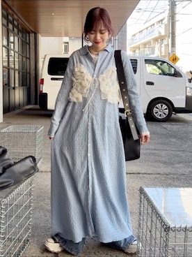 せこ子さん（レディース・159cm）の冬コーディネート