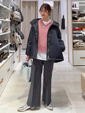 「アイテム（パンプス）」を使った、せこ子さん（レディース・159cm・30代）の秋コーディネート