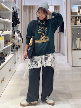 「アイテム（キーホルダー）」を使った、せこ子さん（レディース・159cm・30代）の秋コーディネート