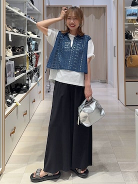 せこ子さん(レディース・159cm)の夏コーディネート