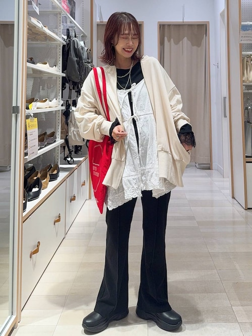 スゴラクストレッチフレアパンツ/579689（その他パンツ）｜GLOBAL WORK