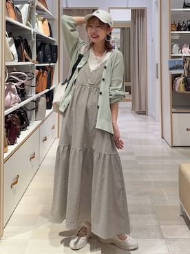 「GLOBAL WORK（グローバルワーク）のアイテム」を使った、せこ子さん（レディース・159cm）の春コーディネート