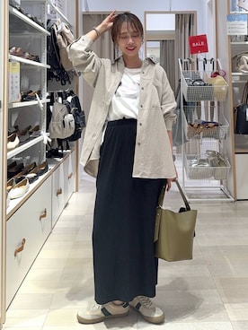 「アイテム（帽子）」を使った、せこ子さん（レディース・159cm・30代）の夏コーディネート