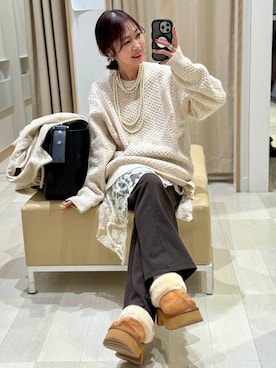 「アイテム（その他トップス）」を使った、せこ子さん（レディース・159cm・30代）の冬コーディネート