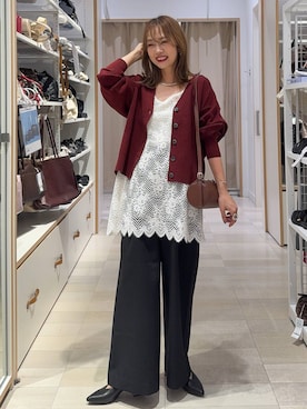 「GLOBAL WORK（グローバルワーク）のアイテム」を使った、せこ子さん（レディース・159cm）の秋コーディネート