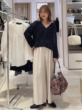 「GLOBAL WORK（グローバルワーク）のアイテム（シューズ）」を使った、せこ子さん（レディース・159cm）の春コーディネート