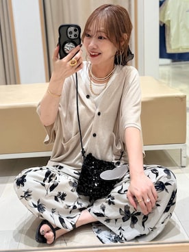 「GLOBAL WORK（グローバルワーク）のアイテム（パンツ）」を使った、せこ子さん（レディース・159cm）の夏コーディネート