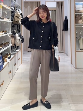 「アイテム（財布/小物）」を使った、せこ子さん（レディース・159cm・30代）の秋コーディネート