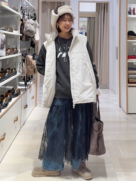 「アイテム（その他シューズ）」を使った、せこ子さん（レディース・159cm・30代）の秋コーディネート