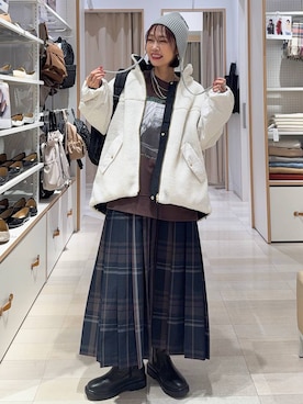 「アイテム（バックパック/リュック）」を使った、せこ子さん（レディース・159cm・30代）の秋コーディネート