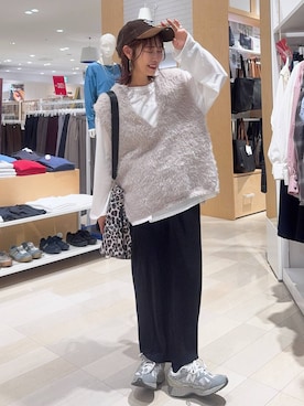 「アイテム（トートバッグ、その他）」を使った、せこ子さん（レディース・159cm）の秋コーディネート