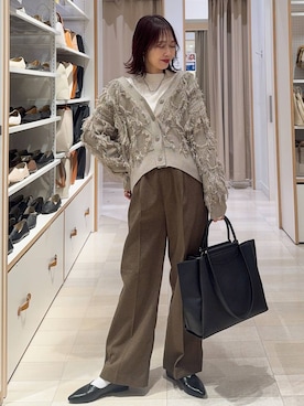 せこ子さん（レディース・159cm）の冬コーディネート