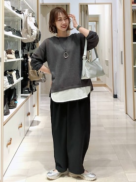 「アイテム（アクセサリー）」を使った、せこ子さん（レディース・159cm・30代）の春コーディネート