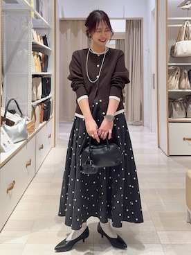 せこ子さん（レディース・159cm）の冬コーディネート