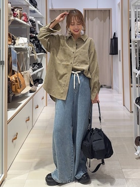 「GLOBAL WORK（グローバルワーク）のアイテム（ジャケット/アウター）」を使った、せこ子さん（レディース・159cm）の秋コーディネート
