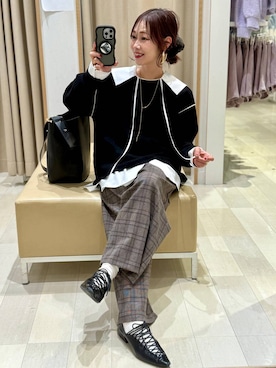 せこ子さん(レディース・159cm)の冬コーディネート